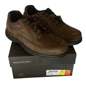 Rockport Eureka Walking Shoe K71202 - Size: 11.5 - Leather Nubuck - Brown - NEW